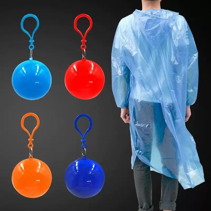 Random Color Disposable Compre - Emergency Poncho Rain recension och pris